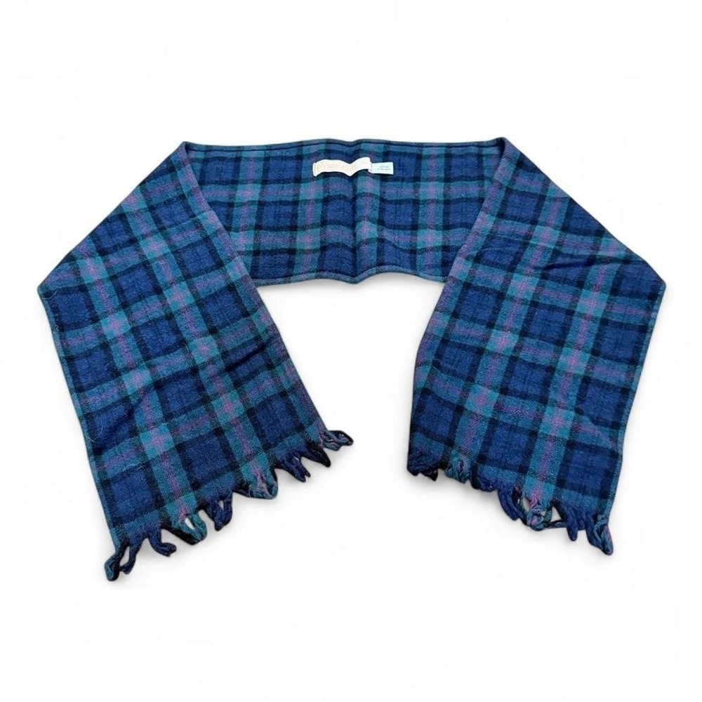 0179 Vintage Pendleton 100% Virgin Wool 50" Long Scarf